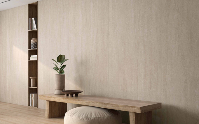 Płytka Roca Serena Veincut Bone ścienno-podłogowa 120x120 imitacja kamienia beżowy