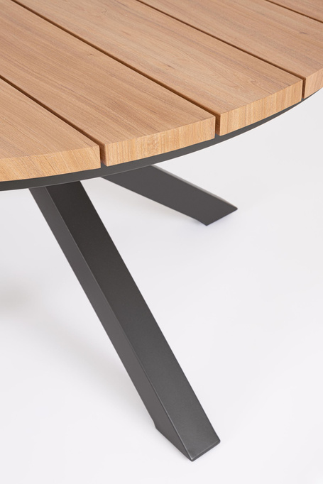 Stół ogrodowy Zefiro 130 cm BOLZANO aluminium - EKSPOZYCJA
