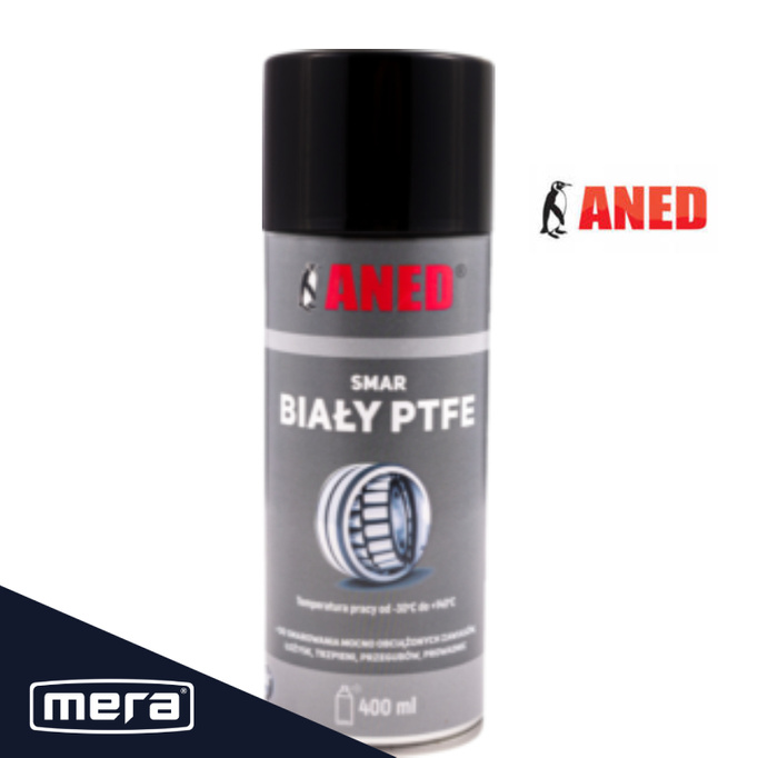 White Grease Ptfe Spray 400ml ANED