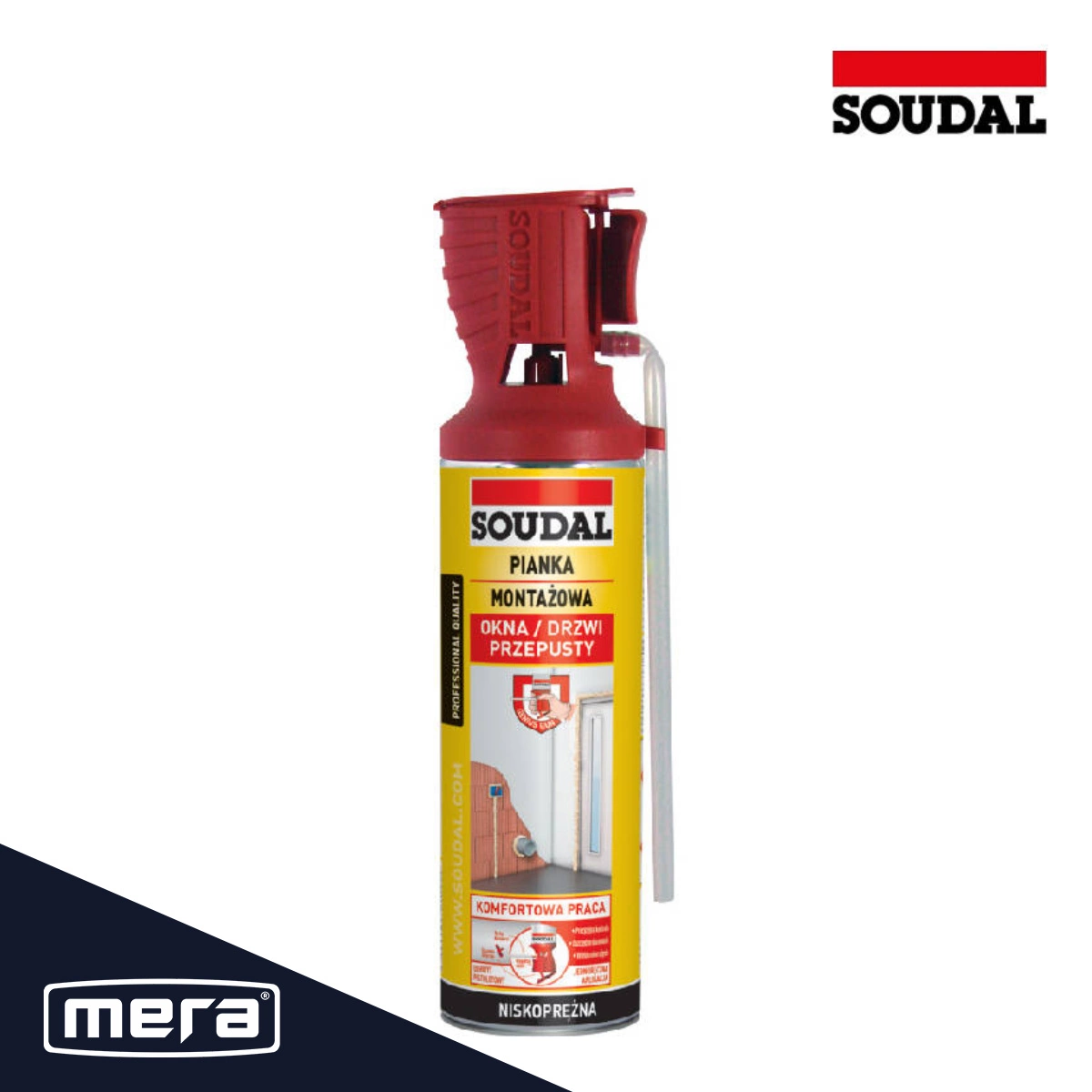 Piana montażowa Genius Gun Soudal 500ml Kup teraz MERA Sklep