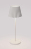 Lampa ogrodowa metalowa BOLZANO LED Artika H36 biała 36 cm