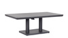 Stół ogrodowy 140X80X51/72 BOLZANO Massimo aluminium antracyt
