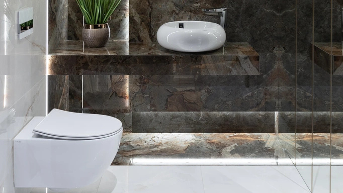 Płytka ścienno-podłogowa PAMESA Onix White 60x120 imitacja marmuru biały