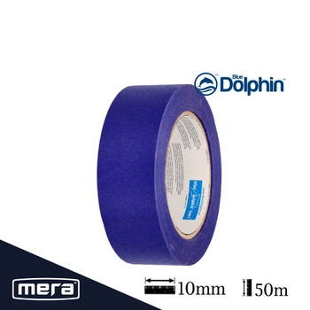 Modrá malba páska 10 mm x 50m modrý delfín