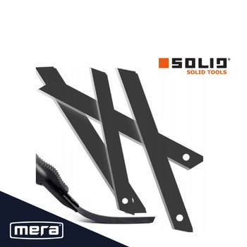 Solid ostrza elastyczne czarna stal 12,5 mm 10szt