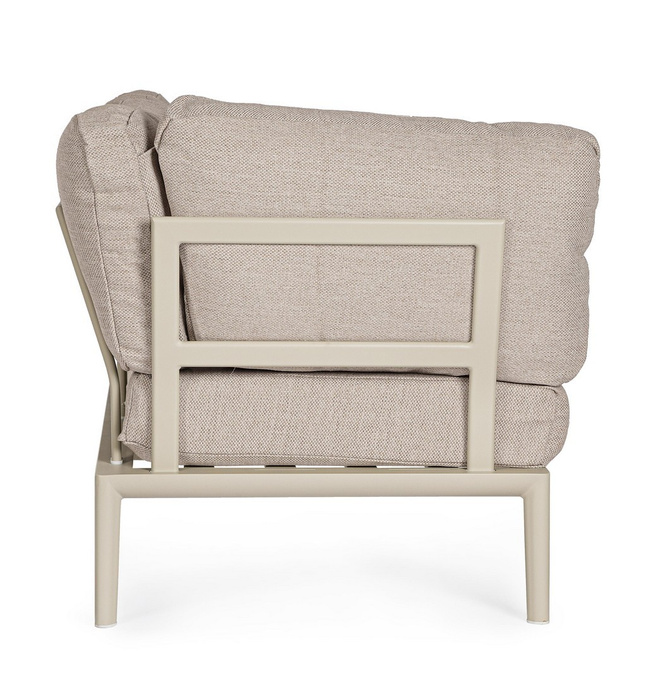 Narożnik ogrodowy BOLZANO Giacomo aluminium beż