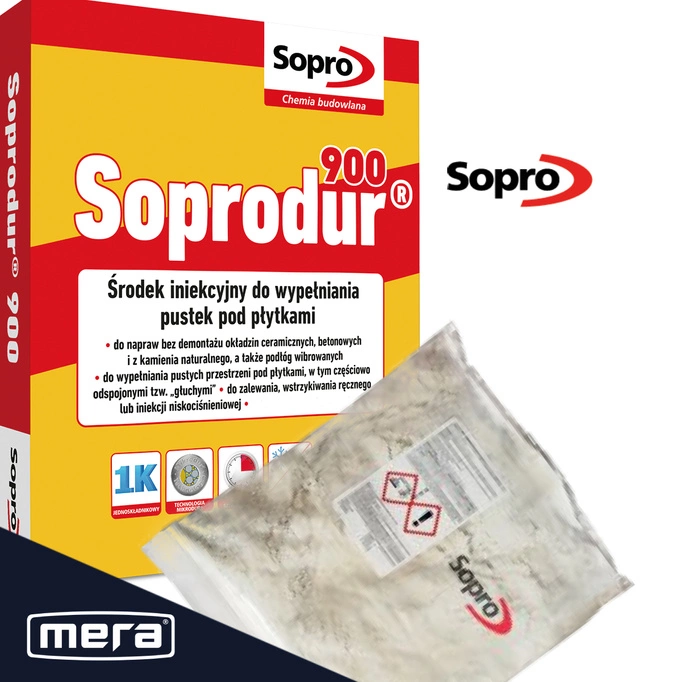 Sopro Soprodur 900 Środek do wypełniania pustek pod płytkami 0,5kg