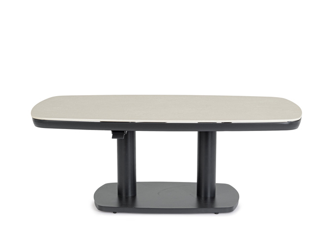 Stół ogrodowy 135cm x 83cm BOLZANO Tacito antracyt/beż