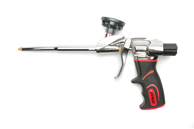 Pistolet do piany Aluminiowy, niklowany BT001 PRO-BT001
