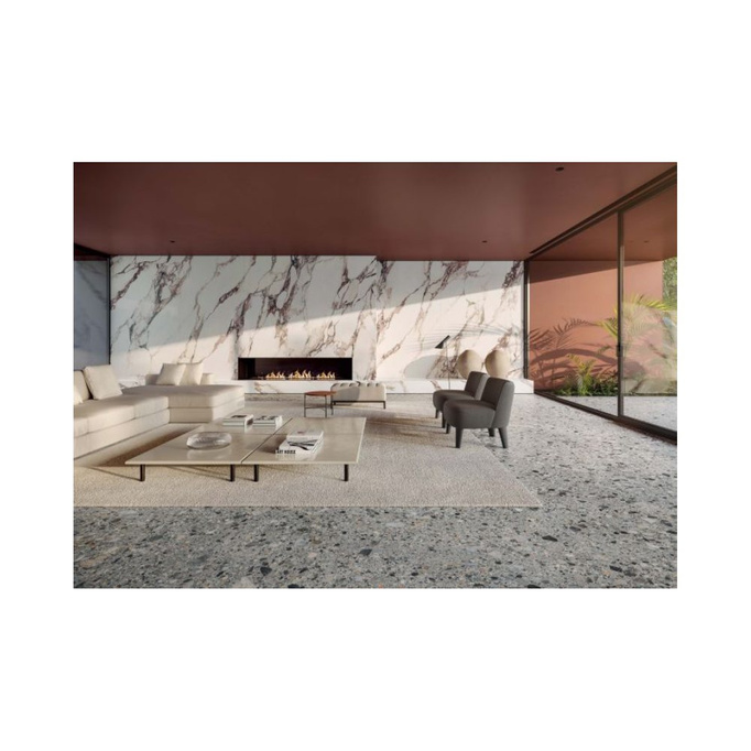 Płytka wielkoformatowa Italgraniti CHARM EXPERIENCE CALACATTA PINK ścienno-podłogowa 120x280 połysk 6 mm imitacja marmuru różowy