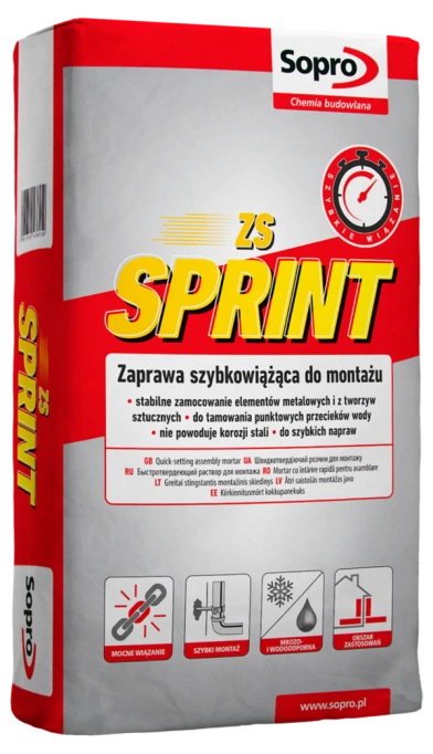 SOPRO RAM 3 454 Hodnota a renovace tmelu 25 kg