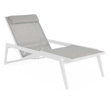 Leżanka Ogrodowa TERME Biała EKSPOZYCJA