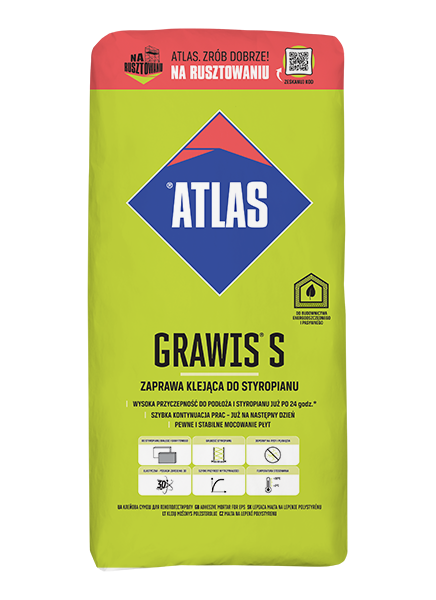 Atlas Grawis's Adhesive Mortar pro polystyren 25 kg