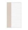 Panel pionowy do zadaszenia BOLZANO Roma 30,9 cm beżowy