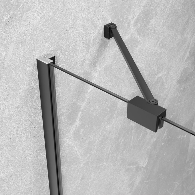 RADAWAY DRZWI ESSENZA NEW BLACK KDJ 120cm LEWE