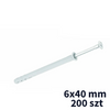 Rigips koláč kladivo s kapotou 6x40 mm 200 pcs