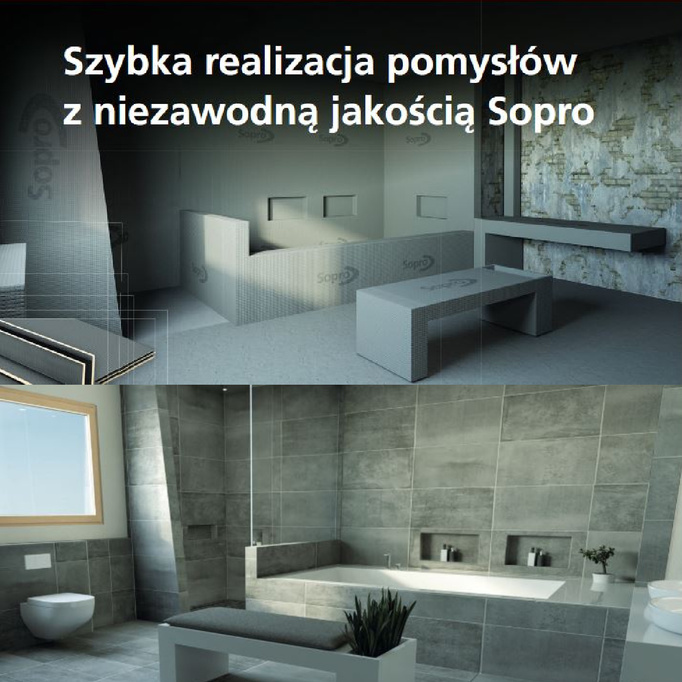 SOPRO Board L Płyta budowlana XPS 2600x600x40 mm 8053601