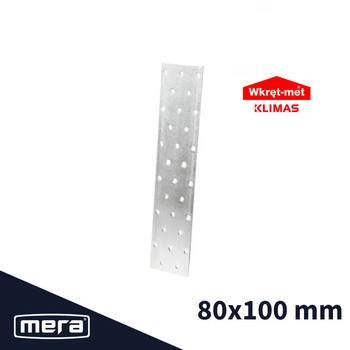 Wkręt-met łącznik płaski 80x100 1 szt.