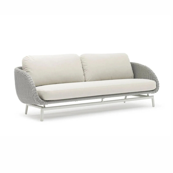 Sofa tarasowa SCOOP szara aluminium