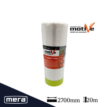 Antichlap malířská fólie s páskou 2700 mm/20 m