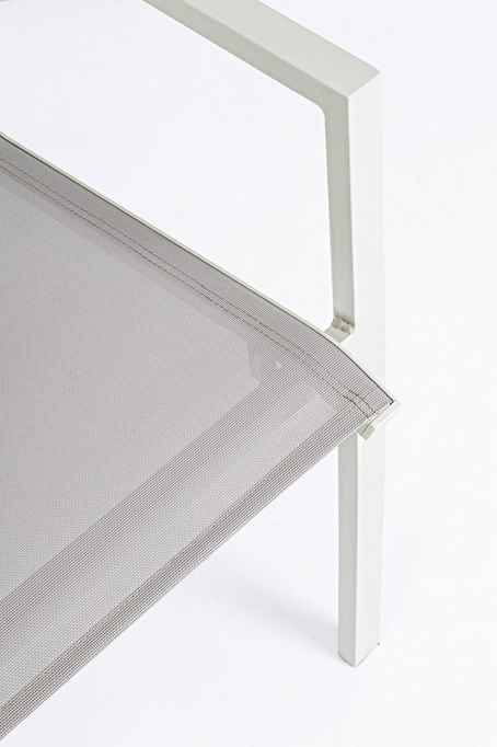 Krzesło ogrodowe BOLZANO Kolli beżowe 56,2 x 60 x 88 cm