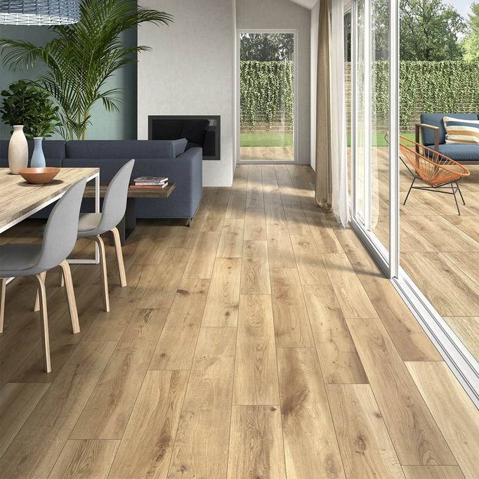 Płytka tarasowa 2cm Panaria Borealis Abisko Natural mat 40x120 drewnopodobna brązowy