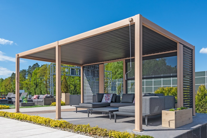 Roleta ogrodowa do zadaszenia BOLZANO Roma 3 m antracytowa 