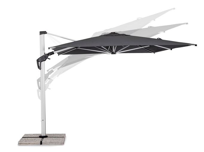 Parasol ogrodowy 3m x 4m BOLZANO Arrito aluminium antracytowy