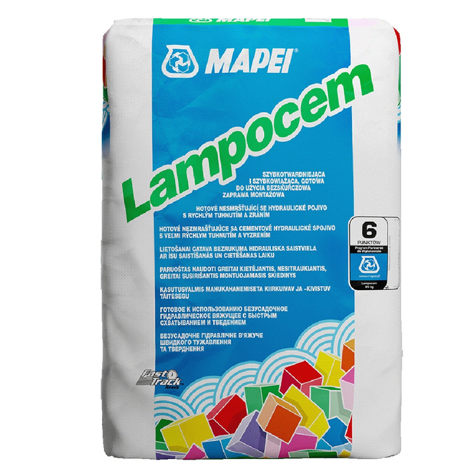 Mapei Lampocem szybka zaprawa montażowa 3 minuty 25kg