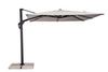 Parasol ogrodowy 3m x 3m BOLZANO Arrito aluminium szary