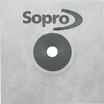 Sopro DWF 089 WALL těsnění s flexibilním límcem, průměr otvoru 14 - 38 mm 15 x 15 cm