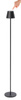 Lampa ogrodowa LED BOLZANO Etna H115 czarna metalowa 115 cm