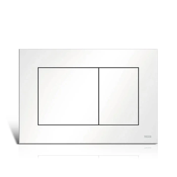 Oplachovací tlačítko pro toaletu bílá.