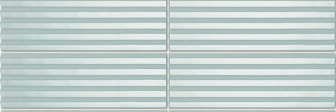 Płytka ścienna Keradom Mini Stripes Glossy Tiffany 5x15 cm połysk monokolor niebieski 