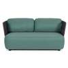 BOLZANO Sofa 2-osobowa ogrodowa Porto zielono-antracytowa 167 cm 