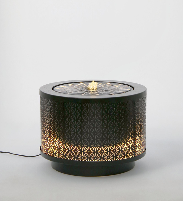 Fontanna 40x30cm BOLZANO Magnifico metal czarny