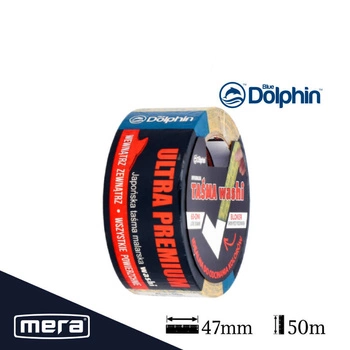 Washi páska pro přesné řezání barev 47 mm x 50m modrý delfín