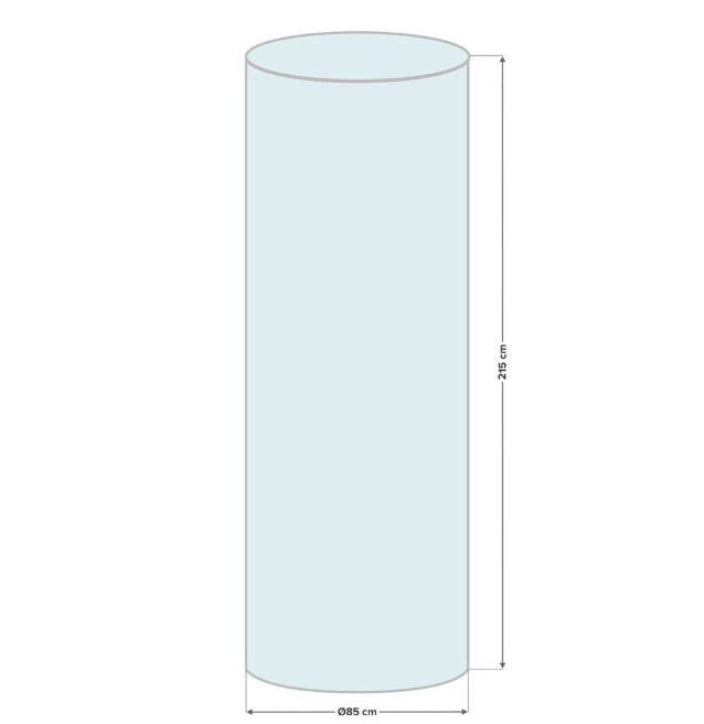 Pokrowiec Bolzano na promiennik 85x215cm