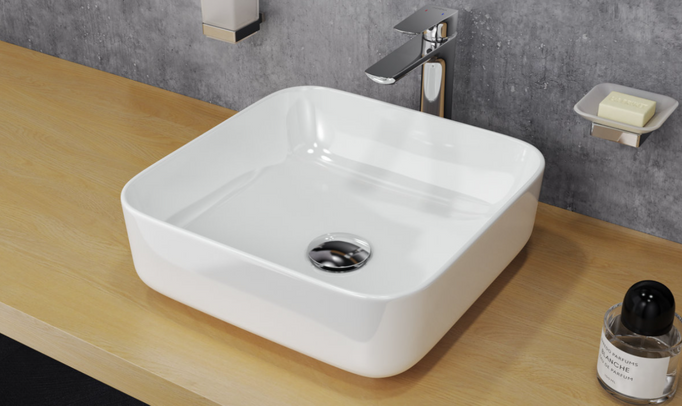 Actima Washbasin 38x38x14 Cori Naicc. 2201.Wh