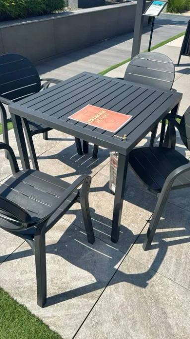 Nardi Cube 80 Antracite Garden Table