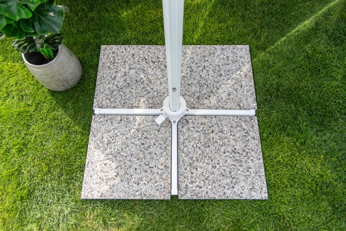 Obciążenie do podstawy parasola 50x50cm BOLZANO Marmette Beton szary/beżowy  (4el)