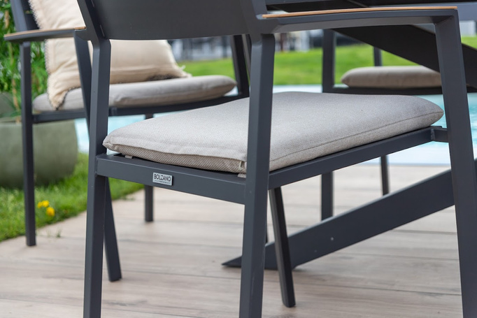Krzesło ogrodowe BOLZANO Zefiro aluminium antracyt