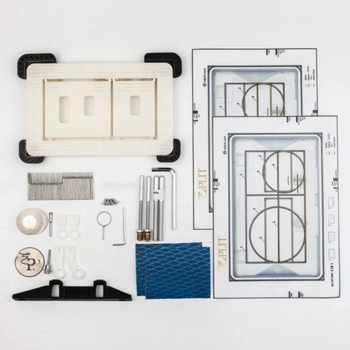 Edplit ukryty przycisk spłukujący WC - uniwersalny  - biały - z zestawem narzędzi E10001