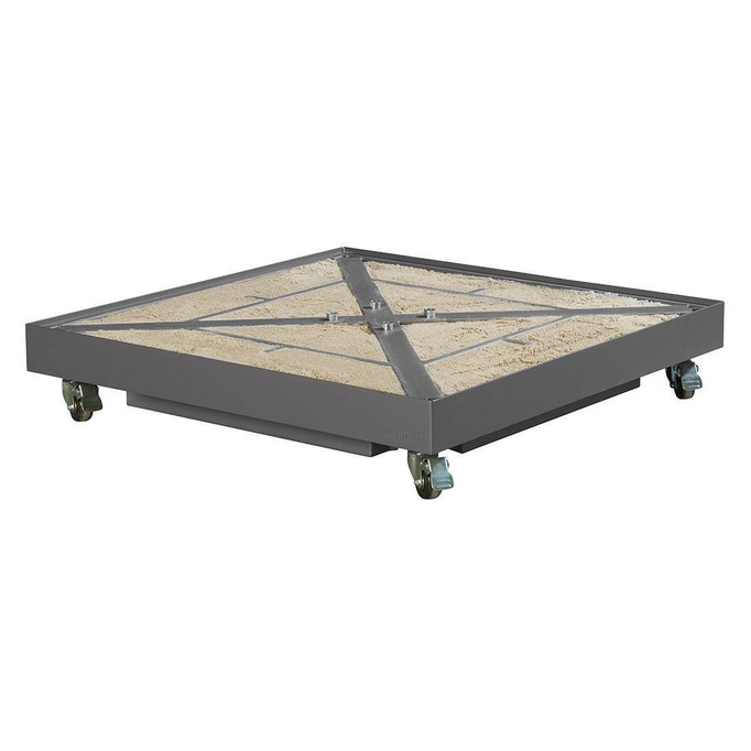 Podstawa na kółkach do parasola napełniana piaskiem ceramiczna CERAMICA 90 kg