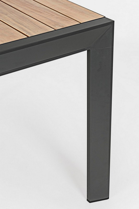 Stół rozkładany ogrodowy BOLZANO Bolonia 160-240 cm antracytowy - EKSPOZYCJA