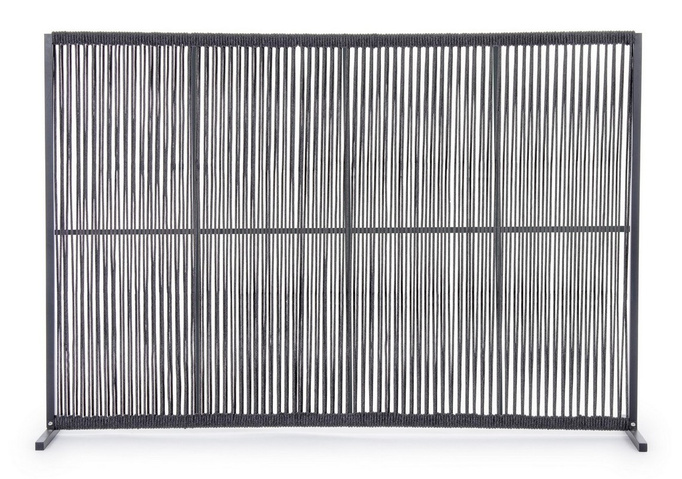 Parawan ogrodowy dekoracyjny BOLZANO Panaro 180x120 cm antracytowy 