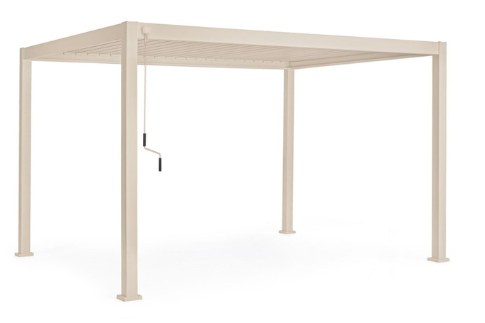 Zadaszenie ogrodowe , Pergola BOLZANO Roma LED 3x4 m beżowa