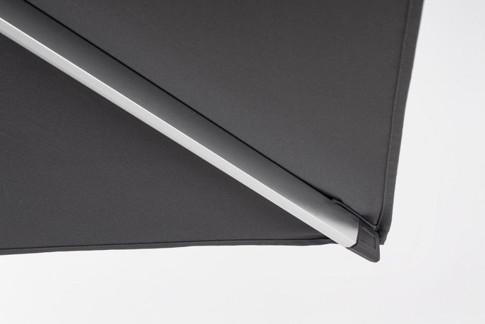 Parasol ogrodowy 3m x 3m BOLZANO Arrito aluminium antracytowy