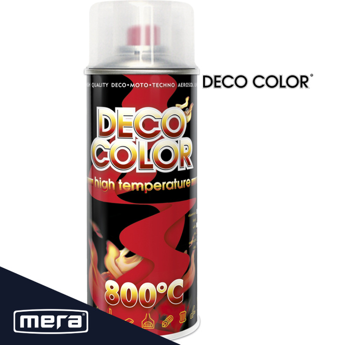 Spray Deco Color HIGH TEMPERATURE Bezbarwny 400ml do 300'C