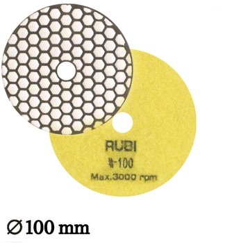 Rubi Dry Polish Disk pro Stone P100